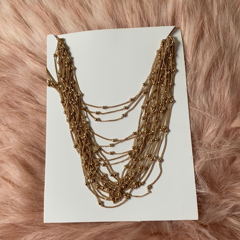 New with tags gold necklace